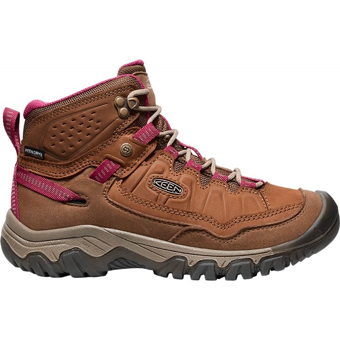 Keen Targhee Iv Mid Wp Kvinder   Damer  Bison Beaujolais    Vandrestøvler