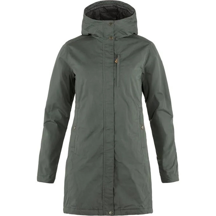 Fj? Llr? Ven Kiruna Padded Parka Kvinder   Damer Basalt S   Jakker