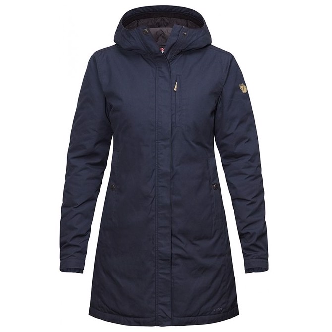 Fj? Llr? Ven Kiruna Padded Parka Kvinder   Damer Dark Navy S   Jakker