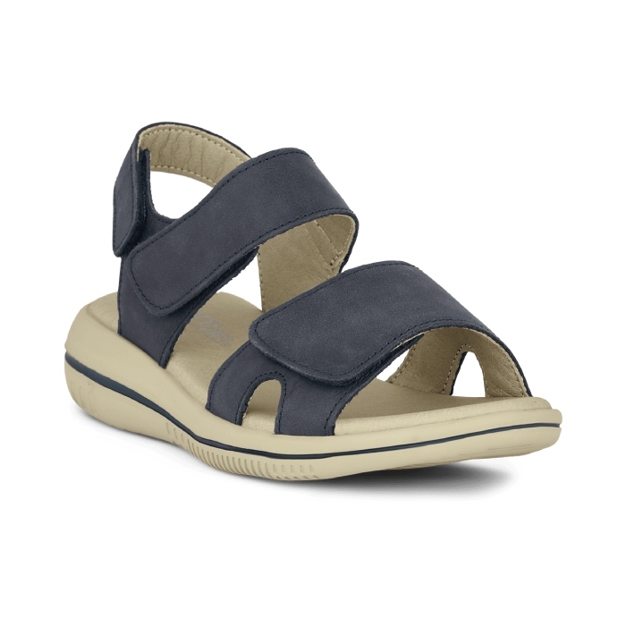 Grøn Komfort Leaf Lucy Sandaler i Marineblå - Tilbud!