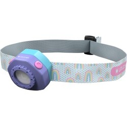 Genopladelig Pandelampe til Børn – Ledlenser Kidled R Lilla