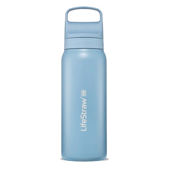 Lifestraw Go Stainless Steel   Ml   Icelandic Blue