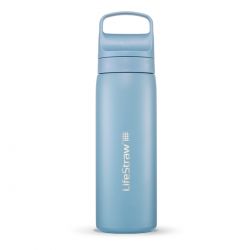 Lifestraw Go Vandflaske i Rustfrit Stål - Blå