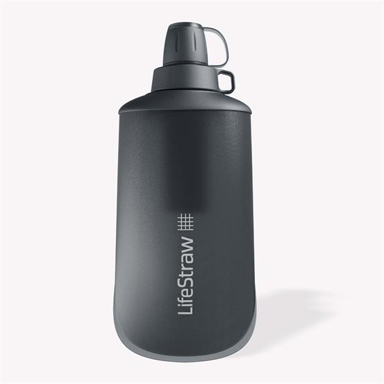Lifestraw Peak Squeeze Bottle  Ml  Dark Mountain Gray