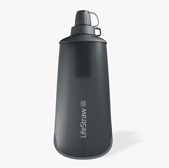 Lifestraw Peak Squeeze Bottle  L  Dark Mountain Gray