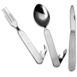 Lifeventure Folding Cutlery Set   Køkkenredskaber