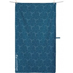 Lifeventure Recycled Softfibre Trek Towel  Navy  Gia   Håndklæde