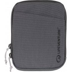 Lifeventure Rfid Travel Neck Pouch  Recycled  Grey   Taske
