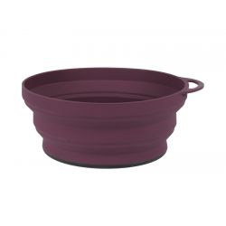 Lifeventure Silicone Ellipse Flexi Bowl  Purple   Skål
