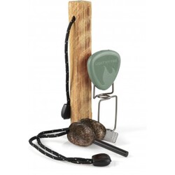 Firelighting Kit Bio Sandygreen Cocoshell