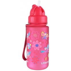 Littlelife Water Bottle  Butterflies   Ml   Drikkeflaske