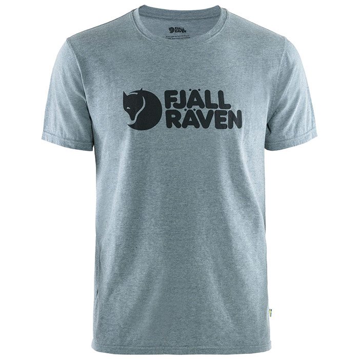 Fjällräven Ven Logo T-Shirt til Mænd - Uncle Blå Melange