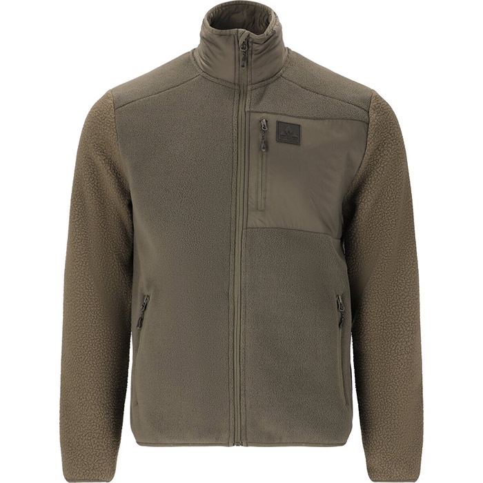 Whistler Makaley Teddyfleece Herre   Mænd Black Ink Xl   Fleecejakker