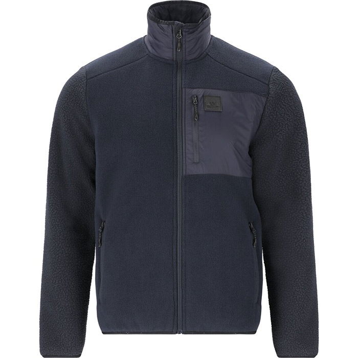 Whistler Makaley Teddyfleece Herre   Mænd Navy Blazer Xl   Fleecejakker