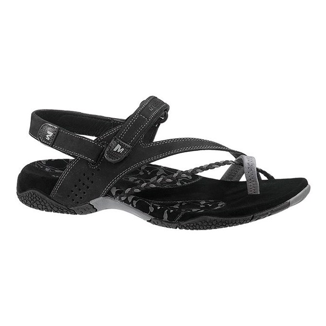 Merrell Siena Beigealsko  Sort    Sandaler