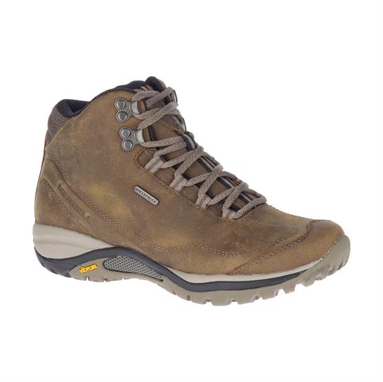 Merrell Siren Traveller 3 Mid WP Dame Vandrestøvler - Brindle