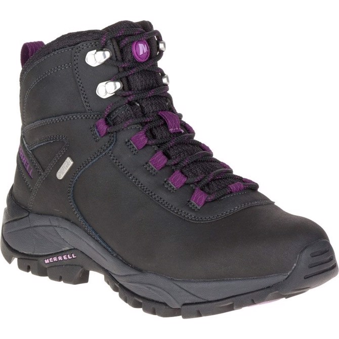 Merrell Vego Mid Vandrestøvler til Damer – Sort/Violet Tilbud!