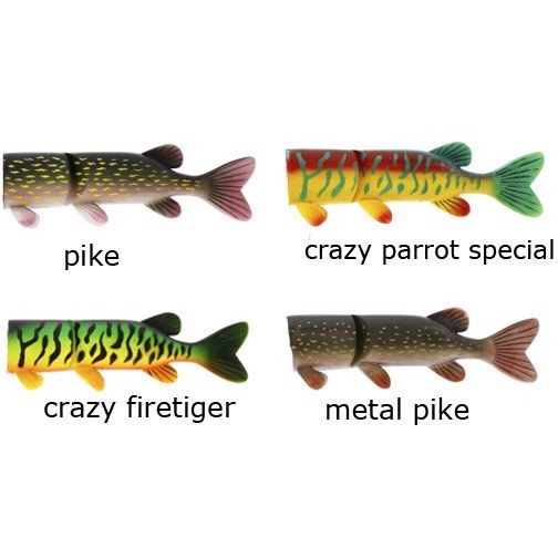 Westin Mike The Pike Wobler - Crazy Parrot Special 42g