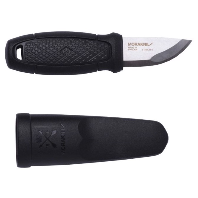 Morakniv Eldris Sort Jagtkniv - Kompakt og Pålidelig Udelivskniv