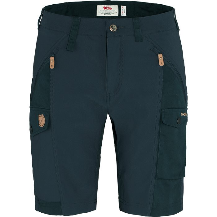 Fjällräven Nikka Curved Shorts til kvinder – Mørkeblå tilbud!