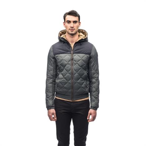 Nobis Elroy Herre Vinterjakke - Foggy Blue Navy Udsalg