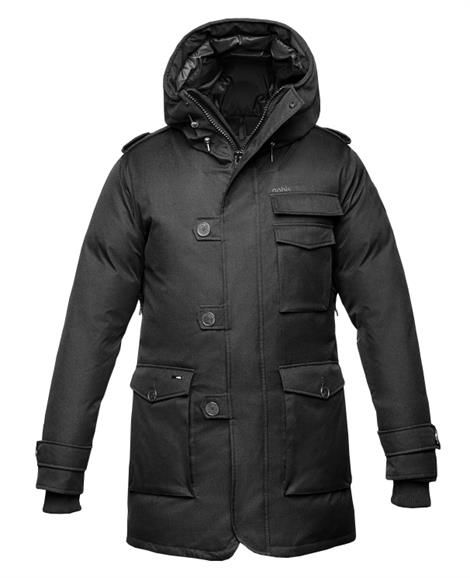 Nobis Shelby Wool Herrejakke - Heathered Black tilbud