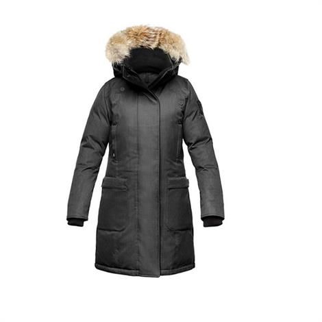 Nobis Merideth Dunjakke til Damer - Crosshatch Black