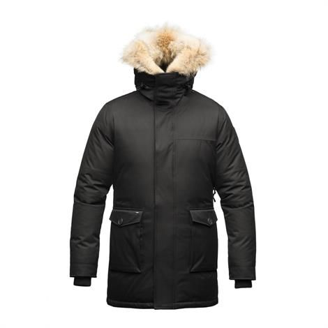 Nobis Yves Herre Vinterparka - Crosshatch Black tilbud