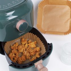 Nqkitchen 50 Stk. Blotpapir til Air Fryer - Praktiske Køkkenredskaber