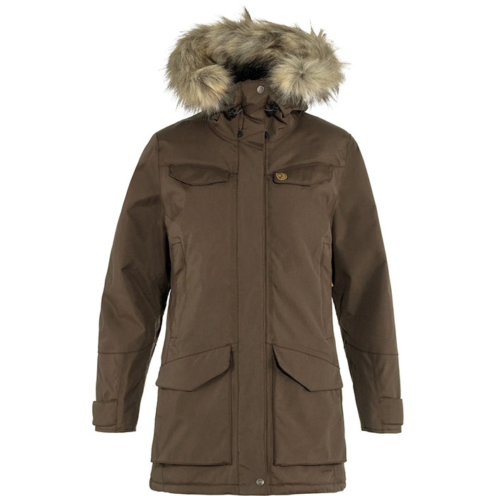 Fjällräven Nuuk Parka til kvinder - Mørk Eg, 2022 model