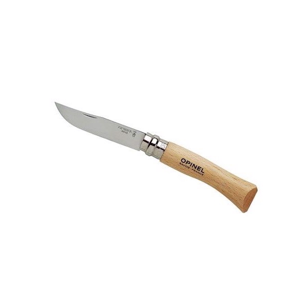 Opinel Foldekniv Nr. 7 – Bøgetræ og Rustfrit Stål