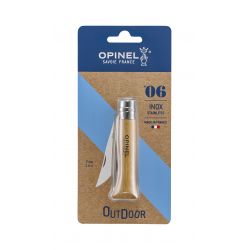 Opinel N° 6 Blister Kniv i Bøg – Hurtig Levering!