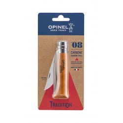 Opinel N?  Carbon Steel   Cm  Bøg Blister   Kniv