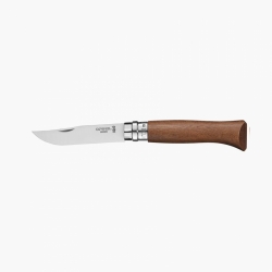 Opinel N° 8 Valnød Kniv i Rustfrit Stål – Hurtig Levering!