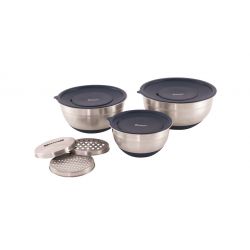 Outwell Chef Bowl Set With Lids   Graters   Skål
