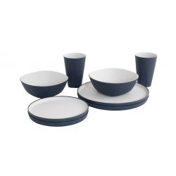 Outwell Gala   Person Dinner Set Navy Night   Service