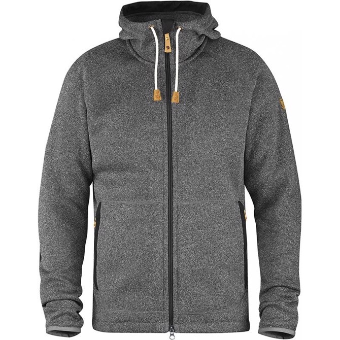 Fj? Llr? Ven ? Vik Fleece Hoodie  Dark Grey Xl   Fleecejakker