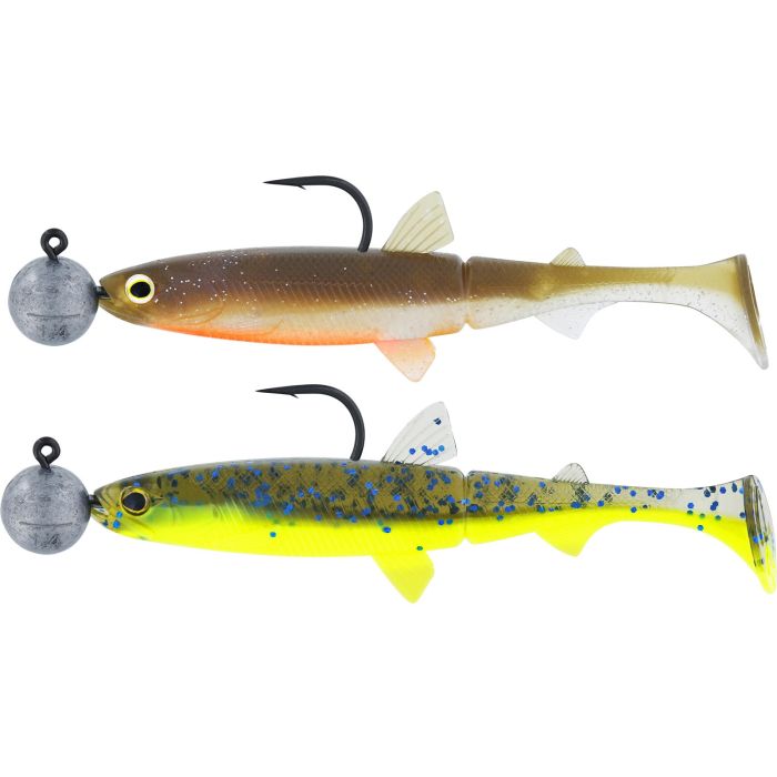 Westin Hypoteez Shadtail 9cm - Mørk Vand Mix Tilbud