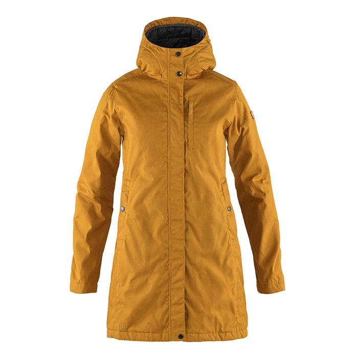 Fjällräven Kiruna Padded Parka til kvinder - Acorn tilbud!