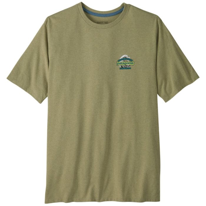 Patagonia Great Waves Responsibili Tee Gumtree Green