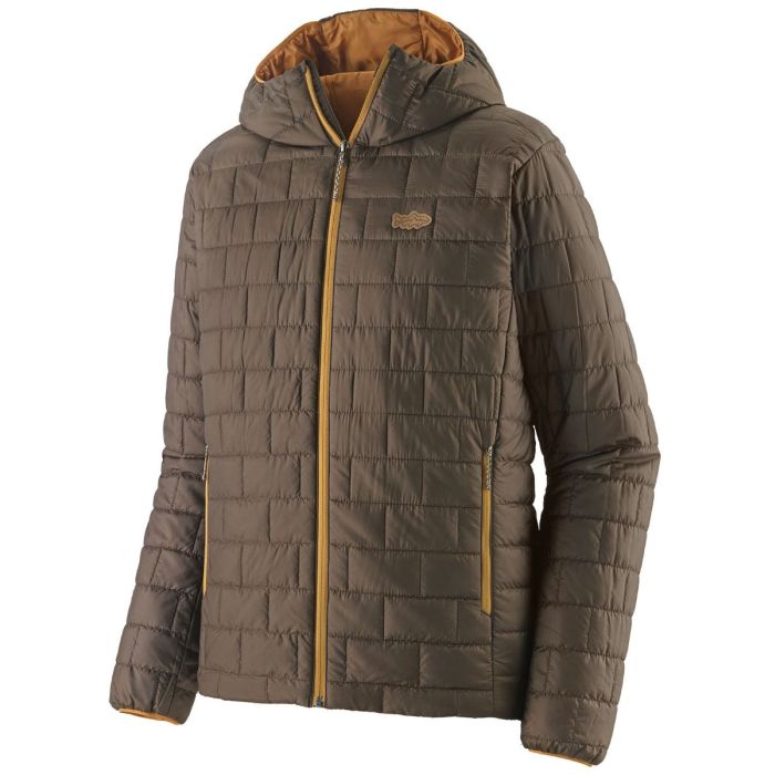 Patagonia Nano Puff Fitz Roy Trout Hoody - Otter Brown