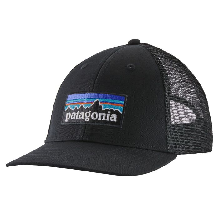 Patagonia P-6 Logo Lopro Trucker Cap - Sort Tilbud!