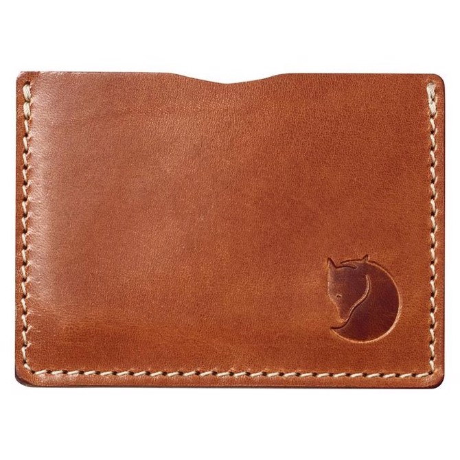 Fj? Llr? Ven ? Vik Card Holder  Kortholder Leather Cognac   Små Tasker  Punge  Tilbehør