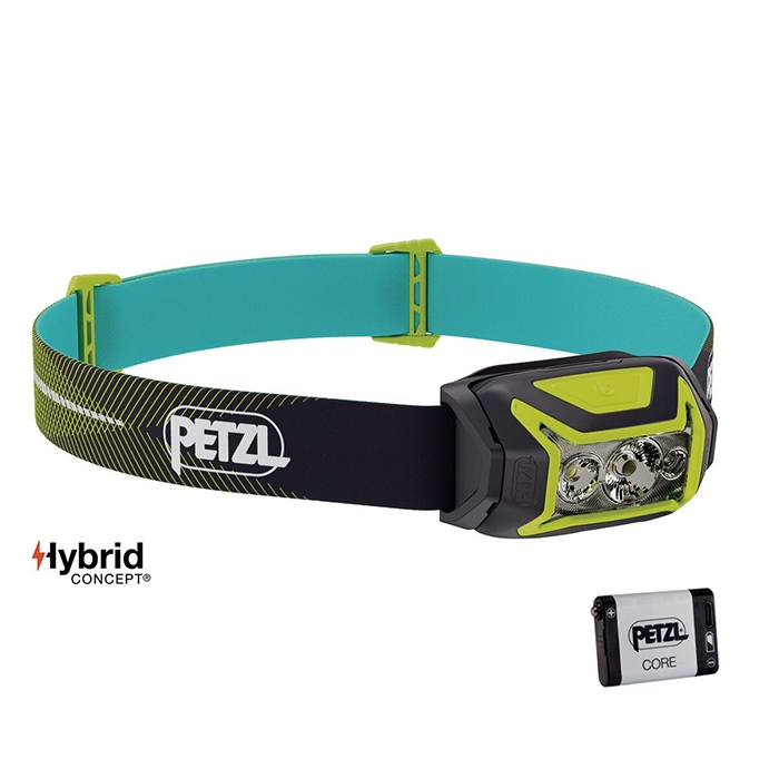 Petzl Actik Core 625 Lm Pandelampe - Genopladelig Grøn