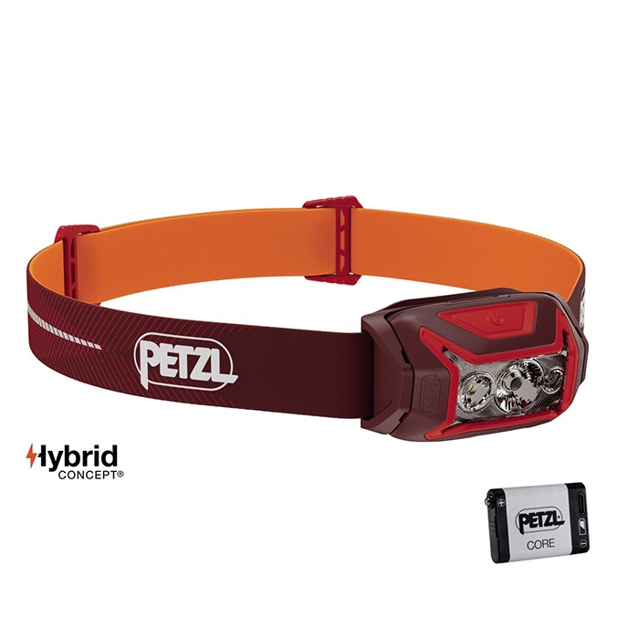 Petzl Actik Core   Lm Pandelampe Red   Pandelamper