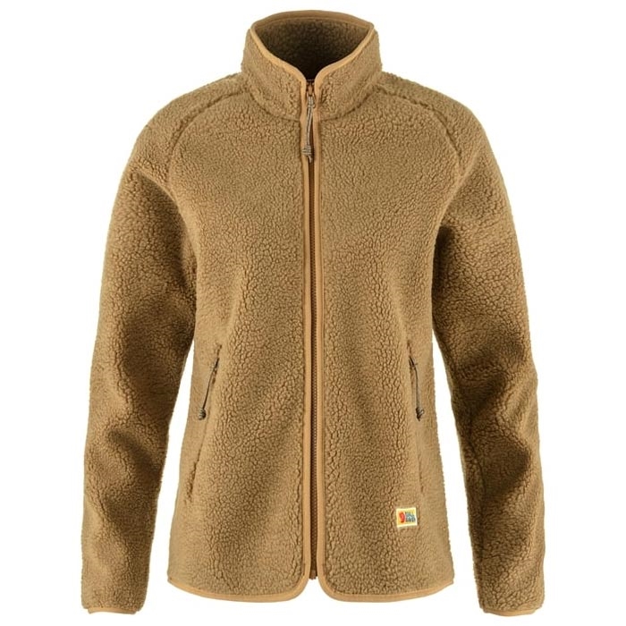 Fjällräven Vardag Pile Fleecejakke - Grønwheat Brun Tilbud!