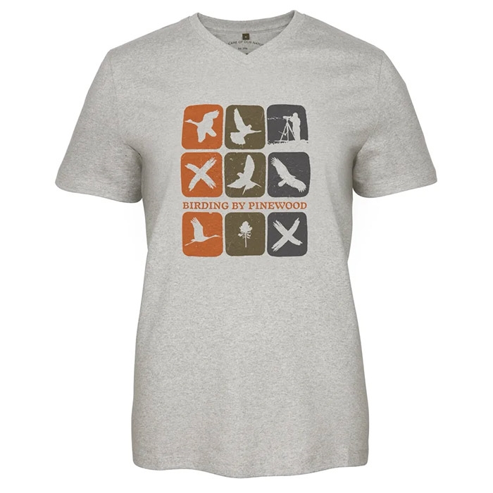 Pinewood Birding T Shirt Kvinder   Damer  L Grey Xl   T Shirts