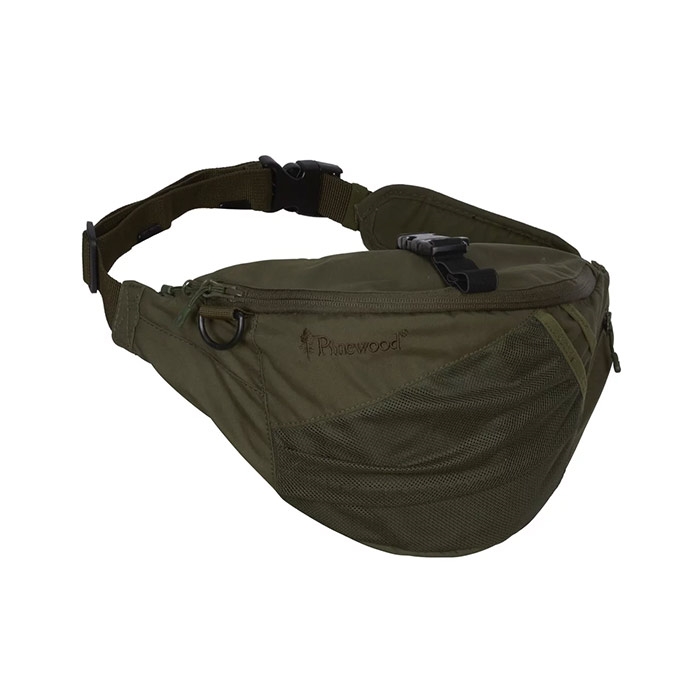 Pinewood Cross Waist Pack  L Dark Olive   Hoftetasker   Bæltetasker