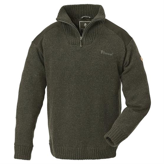 Pinewood Hurricane Sweater Mens  D  Green Mel