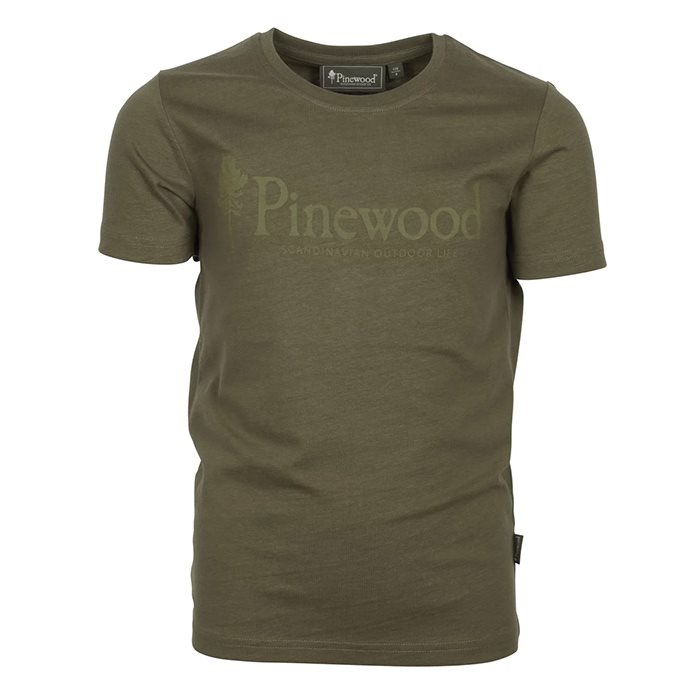 Pinebrun Outdoor Life T-Shirt til Børn i Grøn